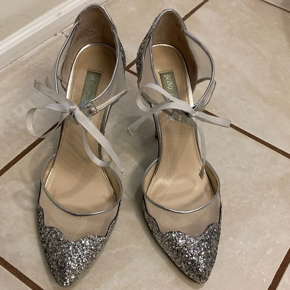 Betsey Johnson Sparkly Heels